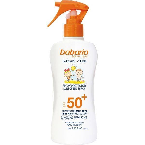 BABARIA SUN SPRAY SOLAR INFANTIL SPF50+ 200ML BABARIA SUN SPRAY SOLAR INFANTIL SPF50+ 200ML
