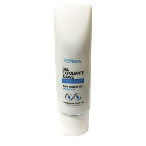 Gel exfoliante facial suave con ácidos de frutas 100ml.