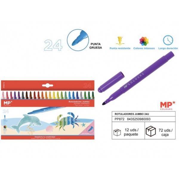 Rotuladores Jumbo 24colores