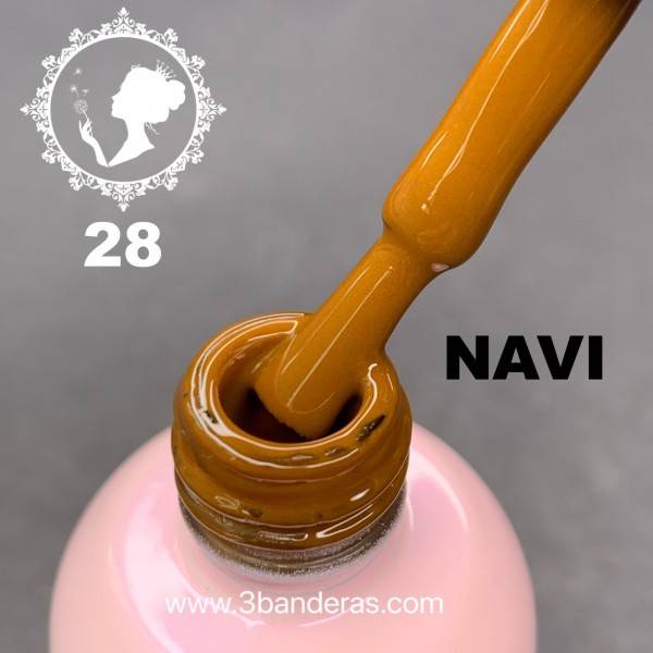 28 MARRÓN  Esmalte NAVI 12ml