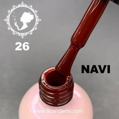 26 GRANATE OSCURO  Esmalte NAVI 12ml