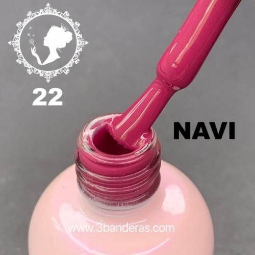 22 MORADO OSCURO  Esmalte NAVI 12ml