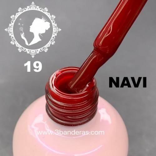 19 GRANATE OSCURO Esmalte NAVI 12ml