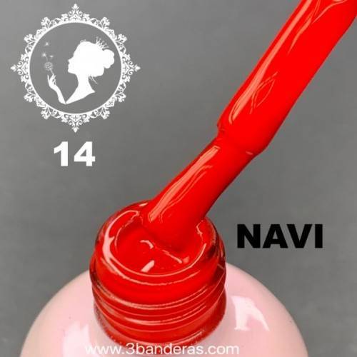 14 ROJO CLARO Esmalte NAVI 12ml