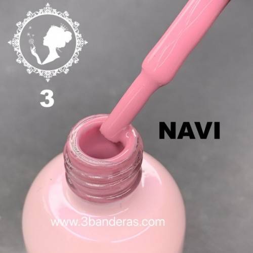 3 MORADO OSCURO  Esmalte NAVI 12ml