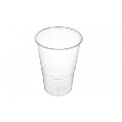 6 Vaso de Tubo de Plástico 300cc