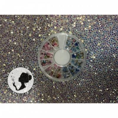 RULETA DE PIEDRAS CON VARIOS COLORES