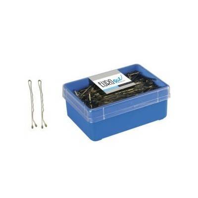 CAJA 300 CLIPS BRONCE EUROSTIL 50 MM